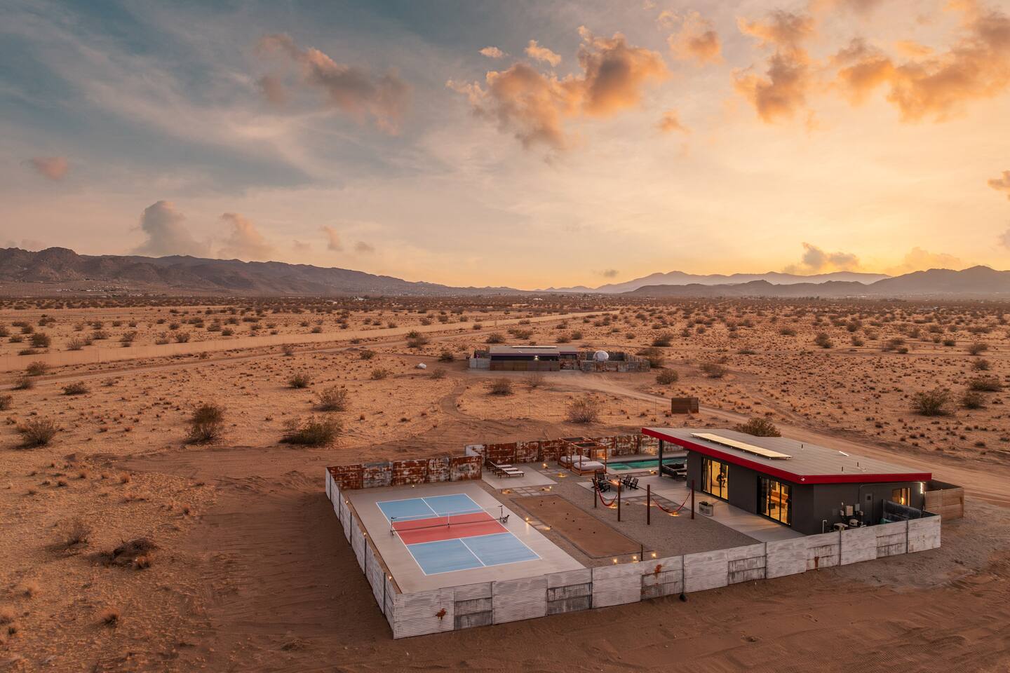 The Oasis — saltwater pool and desert views